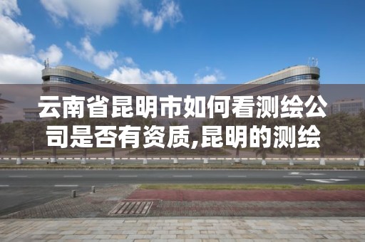 云南省昆明市如何看測繪公司是否有資質,昆明的測繪公司。