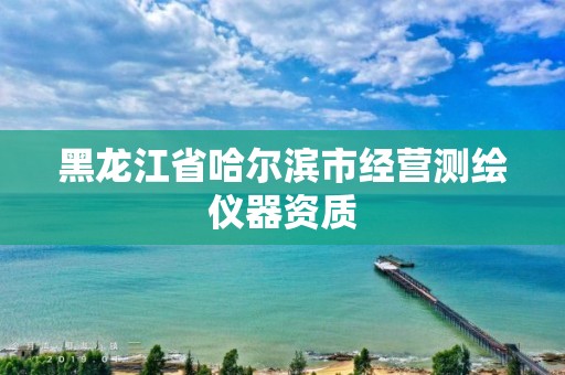 黑龍江省哈爾濱市經營測繪儀器資質