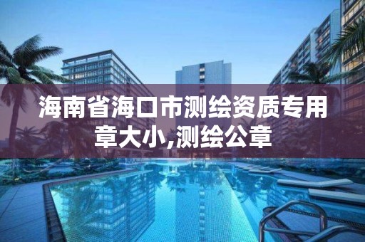 海南省海口市測繪資質專用章大小,測繪公章