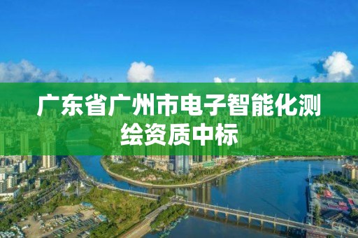 廣東省廣州市電子智能化測繪資質中標