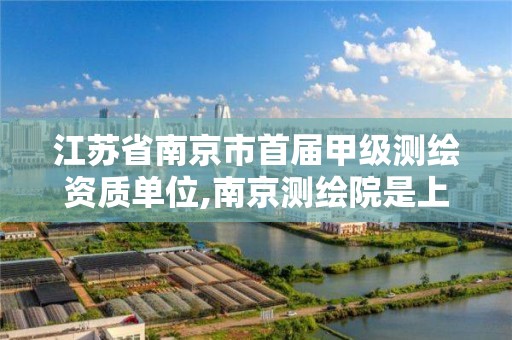 江蘇省南京市首屆甲級測繪資質單位,南京測繪院是上市公司嗎