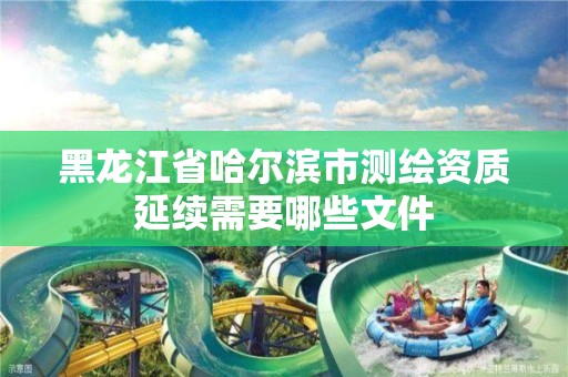 黑龍江省哈爾濱市測繪資質延續需要哪些文件