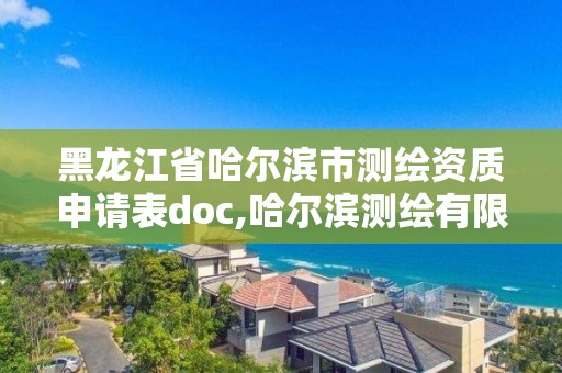 黑龍江省哈爾濱市測繪資質(zhì)申請表doc,哈爾濱測繪有限公司