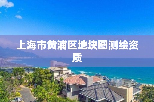 上海市黃浦區地塊圖測繪資質