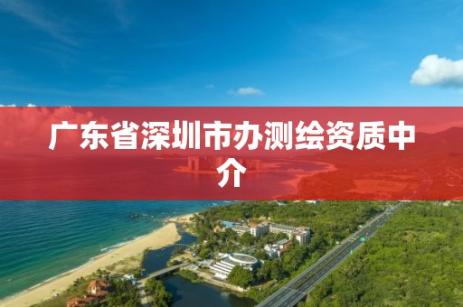 廣東省深圳市辦測繪資質(zhì)中介