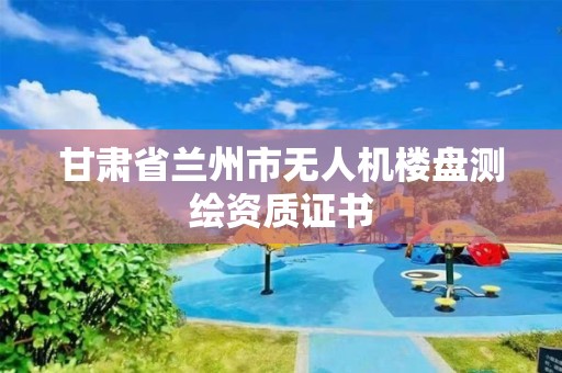 甘肅省蘭州市無人機(jī)樓盤測繪資質(zhì)證書