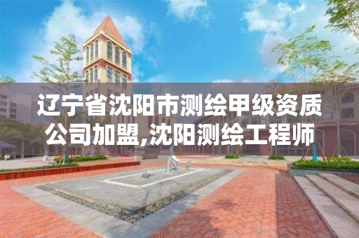 遼寧省沈陽市測繪甲級資質公司加盟,沈陽測繪工程師招聘