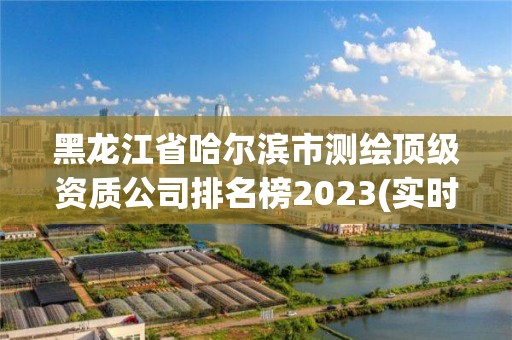 黑龍江省哈爾濱市測繪頂級資質公司排名榜2023(實時/更新中)