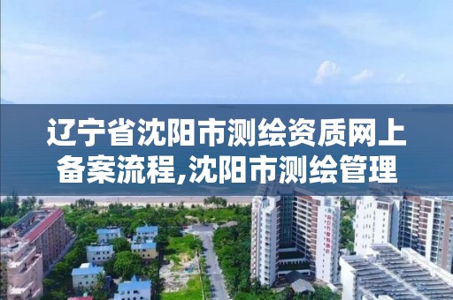 遼寧省沈陽市測繪資質網上備案流程,沈陽市測繪管理辦公室