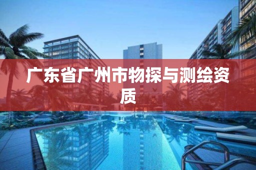 廣東省廣州市物探與測繪資質(zhì)