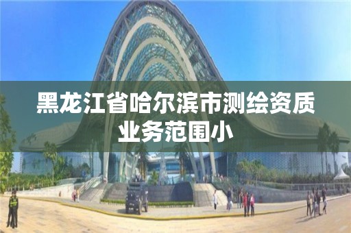 黑龍江省哈爾濱市測繪資質業務范圍小