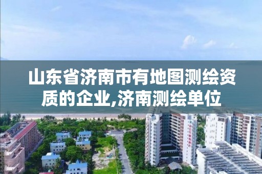 山東省濟南市有地圖測繪資質的企業,濟南測繪單位