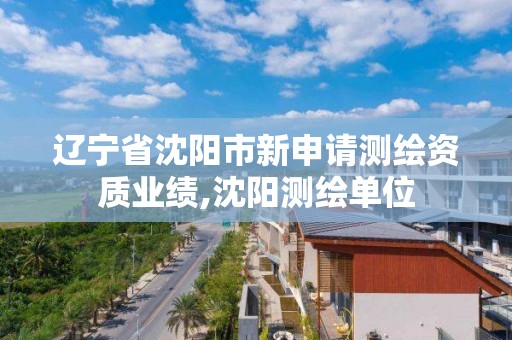 遼寧省沈陽市新申請測繪資質業績,沈陽測繪單位