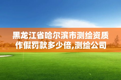 黑龍江省哈爾濱市測繪資質作假罰款多少倍,測繪公司評資質看誠信嗎。