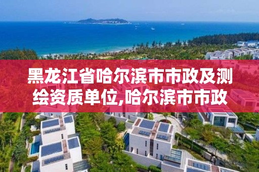 黑龍江省哈爾濱市市政及測繪資質單位,哈爾濱市市政工程質量檢測咨詢中心