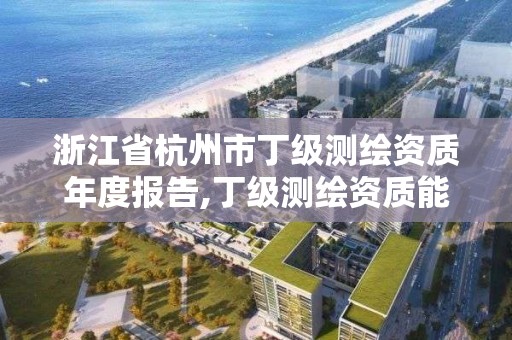 浙江省杭州市丁級測繪資質年度報告,丁級測繪資質能承擔的業務