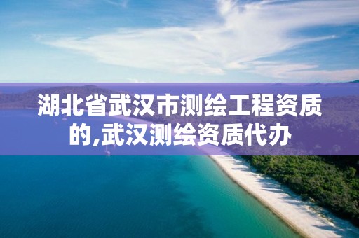 湖北省武漢市測繪工程資質的,武漢測繪資質代辦