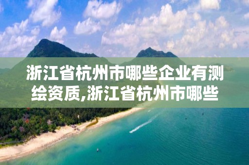 浙江省杭州市哪些企業(yè)有測繪資質(zhì),浙江省杭州市哪些企業(yè)有測繪資質(zhì)的公司