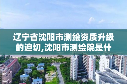 遼寧省沈陽市測繪資質升級的迫切,沈陽市測繪院是什么單位