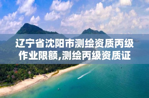 遼寧省沈陽市測繪資質丙級作業限額,測繪丙級資質證書