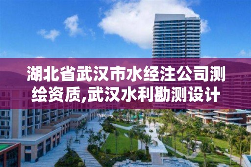 湖北省武漢市水經注公司測繪資質,武漢水利勘測設計院屬于什么性質的單位