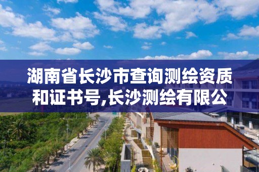 湖南省長沙市查詢測繪資質和證書號,長沙測繪有限公司聯系電話