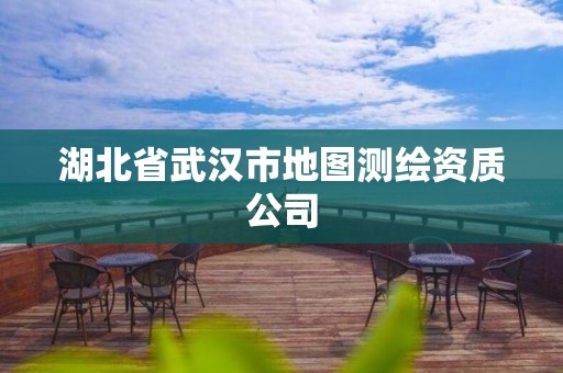 湖北省武漢市地圖測(cè)繪資質(zhì)公司