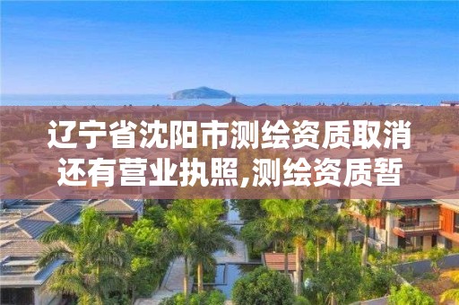 遼寧省沈陽市測繪資質取消還有營業執照,測繪資質暫停辦理。