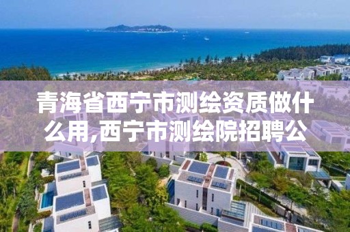 青海省西寧市測繪資質做什么用,西寧市測繪院招聘公示