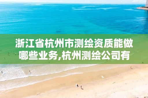 浙江省杭州市測(cè)繪資質(zhì)能做哪些業(yè)務(wù),杭州測(cè)繪公司有哪幾家