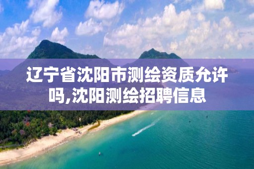 遼寧省沈陽市測繪資質允許嗎,沈陽測繪招聘信息