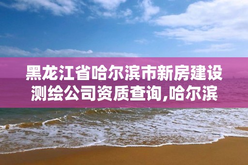 黑龍江省哈爾濱市新房建設測繪公司資質查詢,哈爾濱測繪局地址。