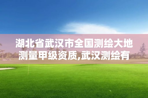 湖北省武漢市全國測繪大地測量甲級資質,武漢測繪有限公司。