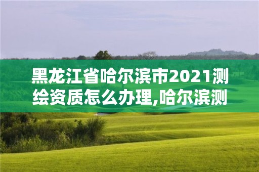 黑龍江省哈爾濱市2021測繪資質怎么辦理,哈爾濱測繪公司哪家好