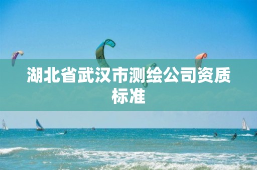 湖北省武漢市測繪公司資質(zhì)標準