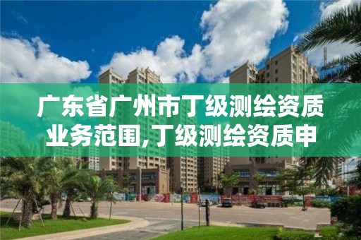 廣東省廣州市丁級測繪資質業務范圍,丁級測繪資質申請條件