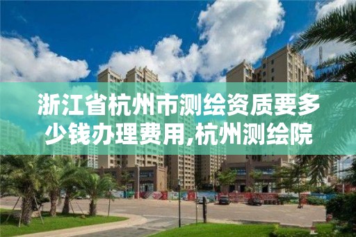 浙江省杭州市測繪資質要多少錢辦理費用,杭州測繪院。