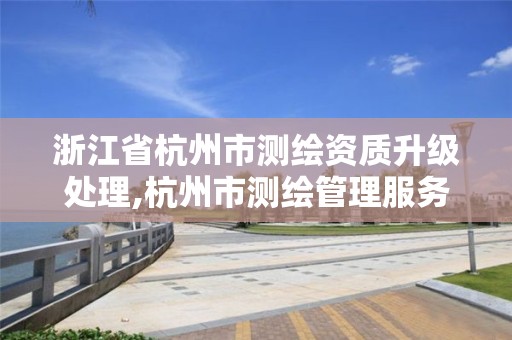 浙江省杭州市測繪資質升級處理,杭州市測繪管理服務平臺