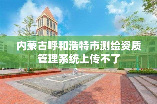 內蒙古呼和浩特市測繪資質管理系統上傳不了