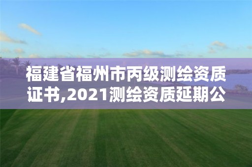 福建省福州市丙級測繪資質證書,2021測繪資質延期公告福建省