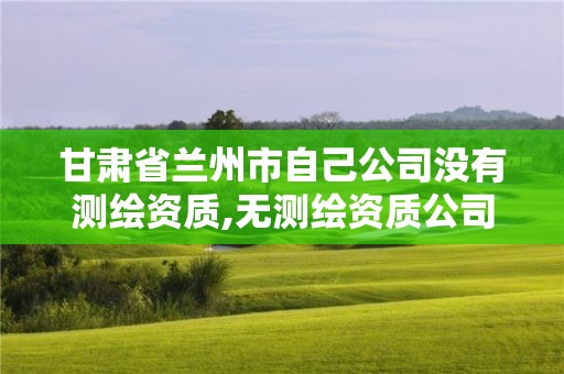 甘肅省蘭州市自己公司沒有測繪資質,無測繪資質公司進行測繪的后果