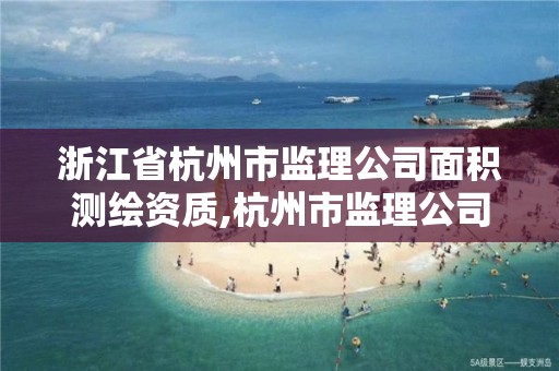 浙江省杭州市監理公司面積測繪資質,杭州市監理公司排名