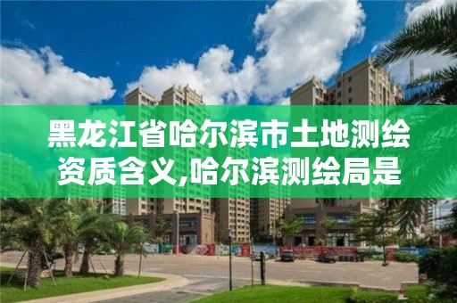 黑龍江省哈爾濱市土地測繪資質含義,哈爾濱測繪局是干什么的