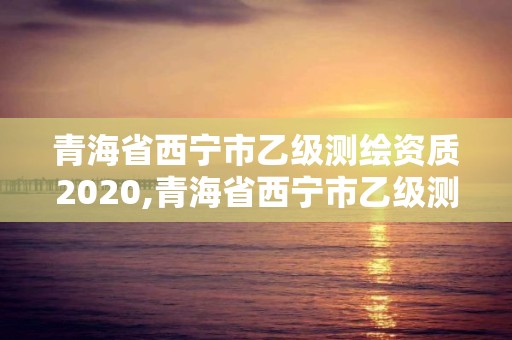 青海省西寧市乙級(jí)測繪資質(zhì)2020,青海省西寧市乙級(jí)測繪資質(zhì)2020年