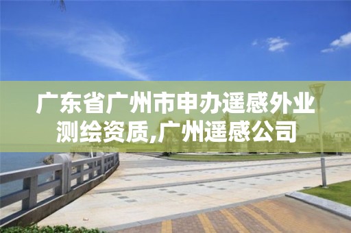 廣東省廣州市申辦遙感外業測繪資質,廣州遙感公司