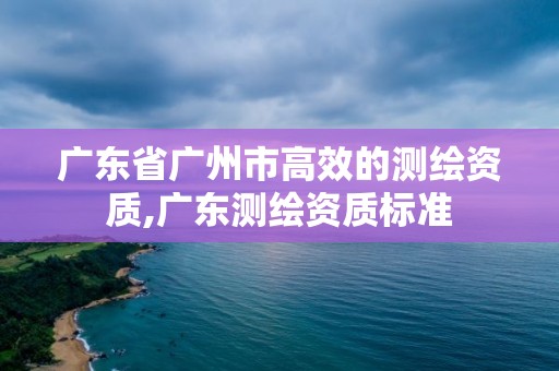 廣東省廣州市高效的測繪資質,廣東測繪資質標準