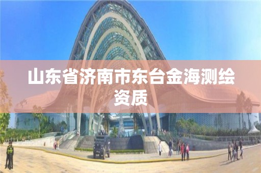 山東省濟南市東臺金海測繪資質