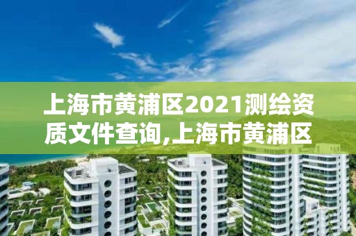 上海市黃浦區2021測繪資質文件查詢,上海市黃浦區2021測繪資質文件查詢表