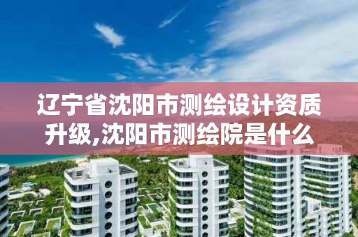 遼寧省沈陽市測繪設計資質升級,沈陽市測繪院是什么單位