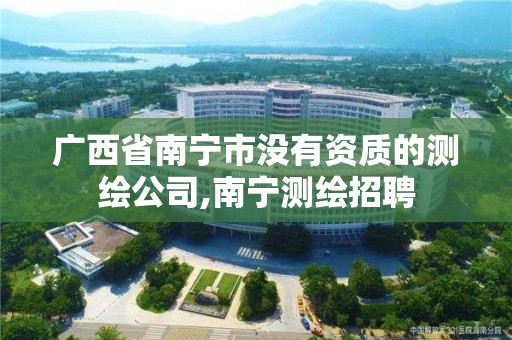 廣西省南寧市沒有資質的測繪公司,南寧測繪招聘